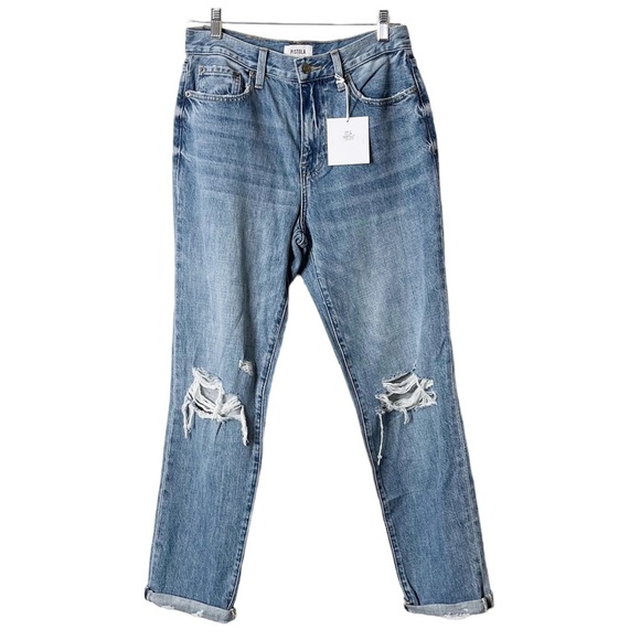 Pistola Presley High Rise Relaxed Roller Jeans - Picture 3 of 6